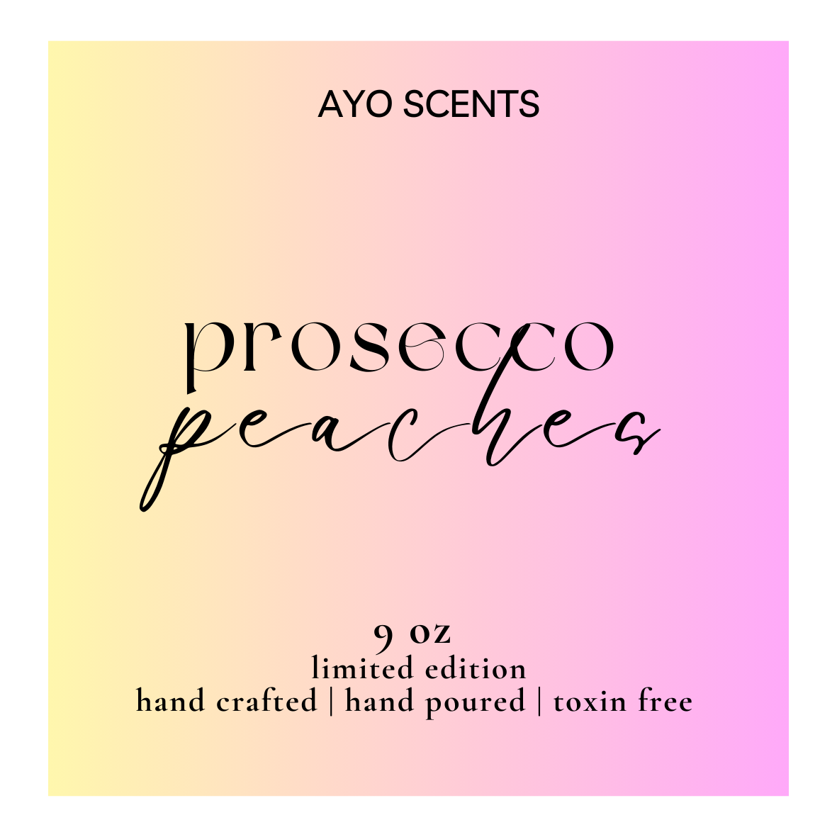Prosecco & Peaches